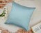 12''X18'' Aqua Solid Faux Silk Euro Sham / Throw Pillow COVER, ( Pack of 1 )